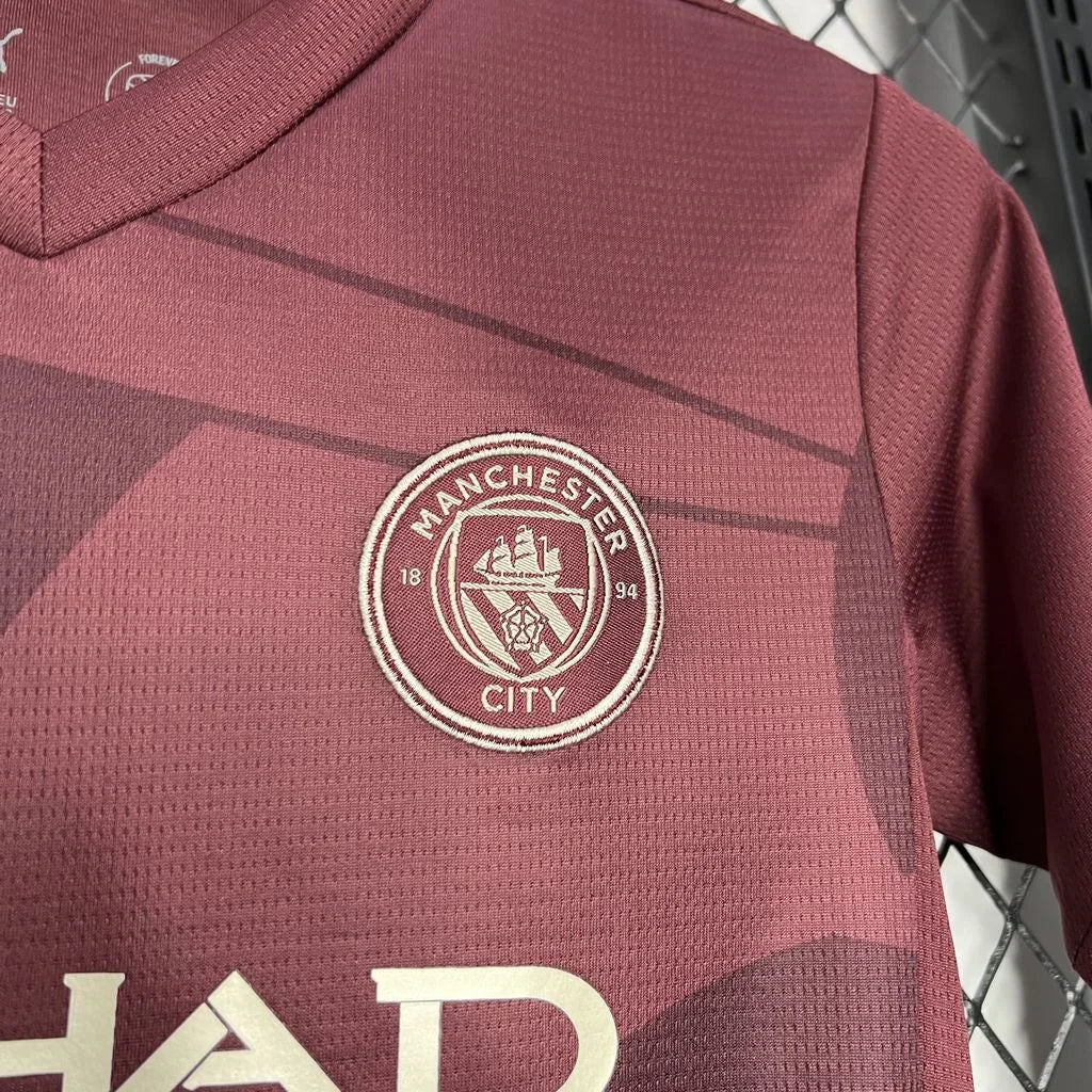 2024/2025 Manchester City Alternativa Trasferta Taglia Bambino