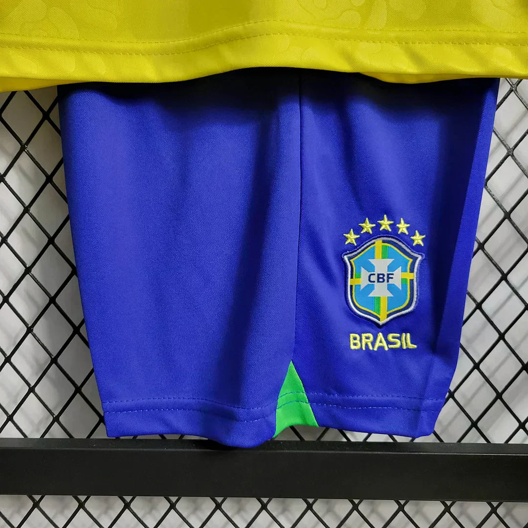 Mondiali 2022 Brasile Home Taglia bambino