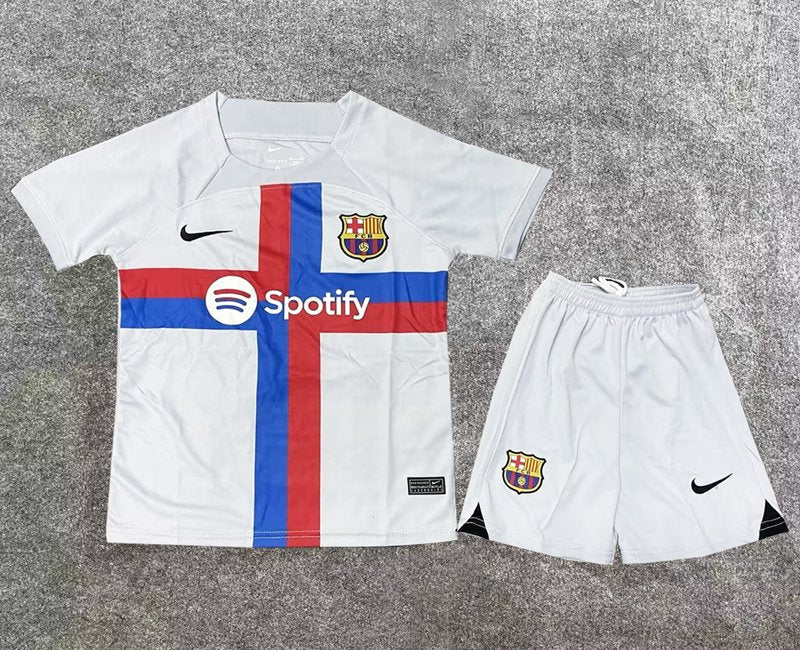 2022/2023 Barcelona Away Kit Kids Size