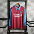 1995-1997 Retro West Ham United Maglia Home Maniche Lunghe