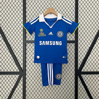 2008-2009 Retro Chelsea Champions League Final Home Kit Kids Size