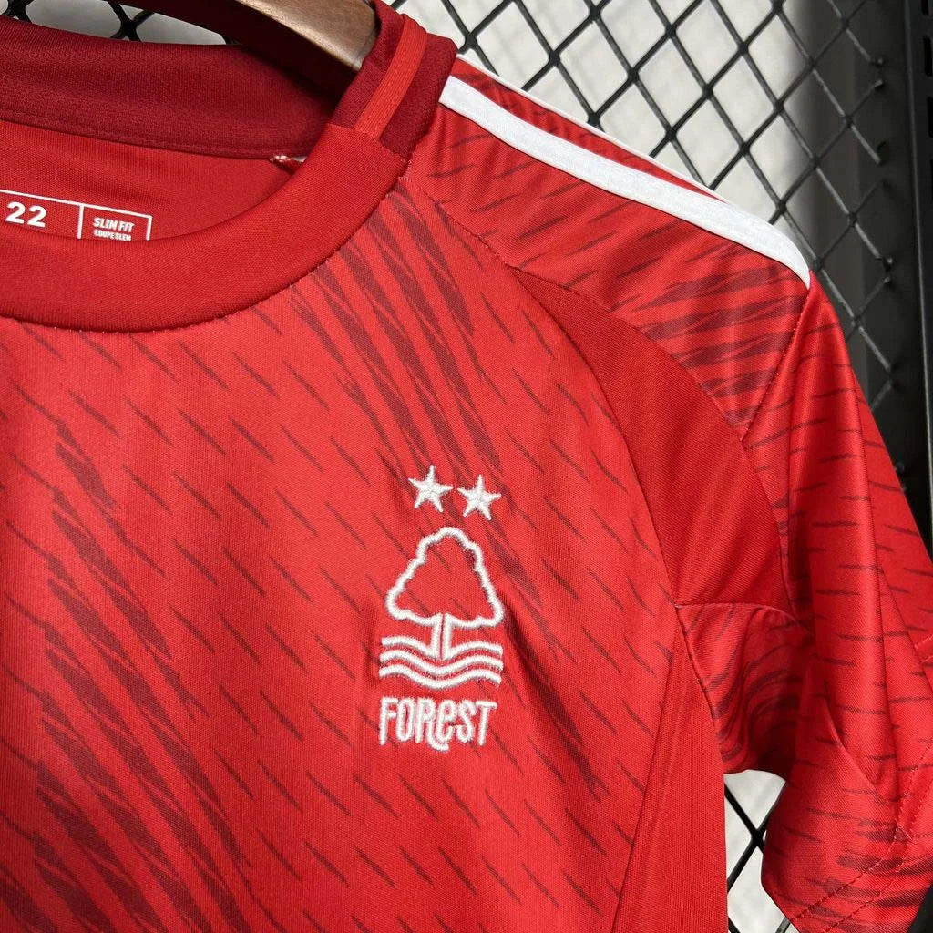 2024-2025 Kit Locale Nottingham Forest Taglia Bambino