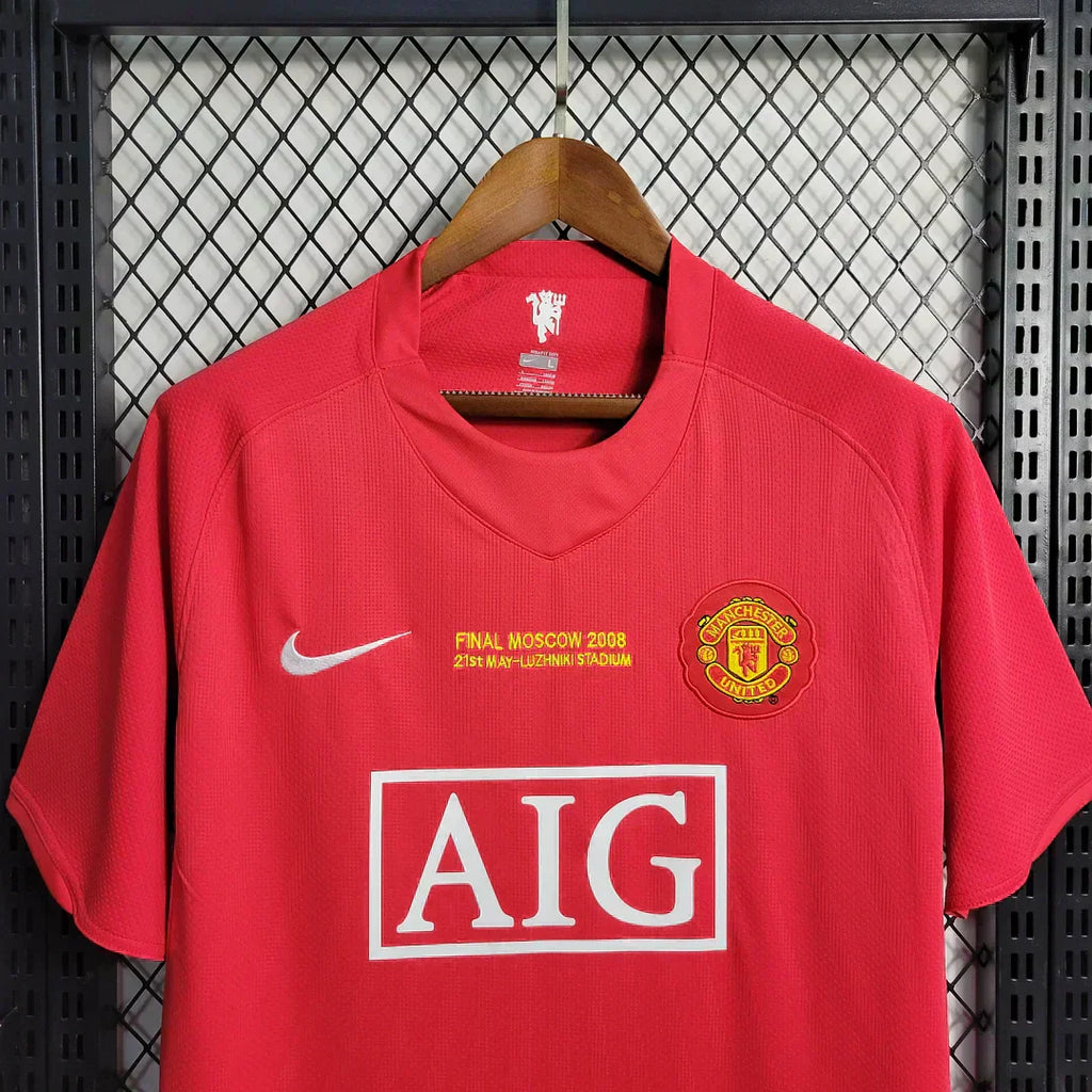Kit Manchester United Retro 2007/2008 per la UEFA Champions League, versione Home