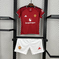 Kit Locale Manchester United 2025/2026 Taglia Bambino
