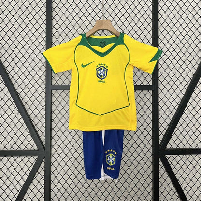 2004 Retro Brazil Home Kids Kit