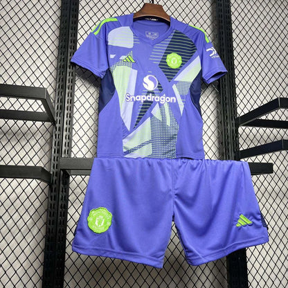 2024/2025 Manchester United Goalkeeper Home Kid Size
