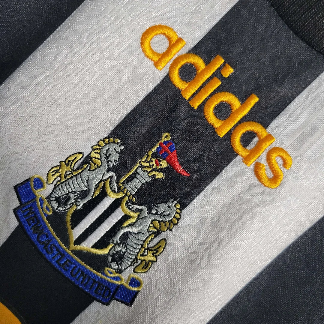 1995-1997 Retro Newcastle United Home Maglia a maniche lunghe