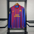 2011-2012 Barcellona Retro Maglia Casa Manica Lunga