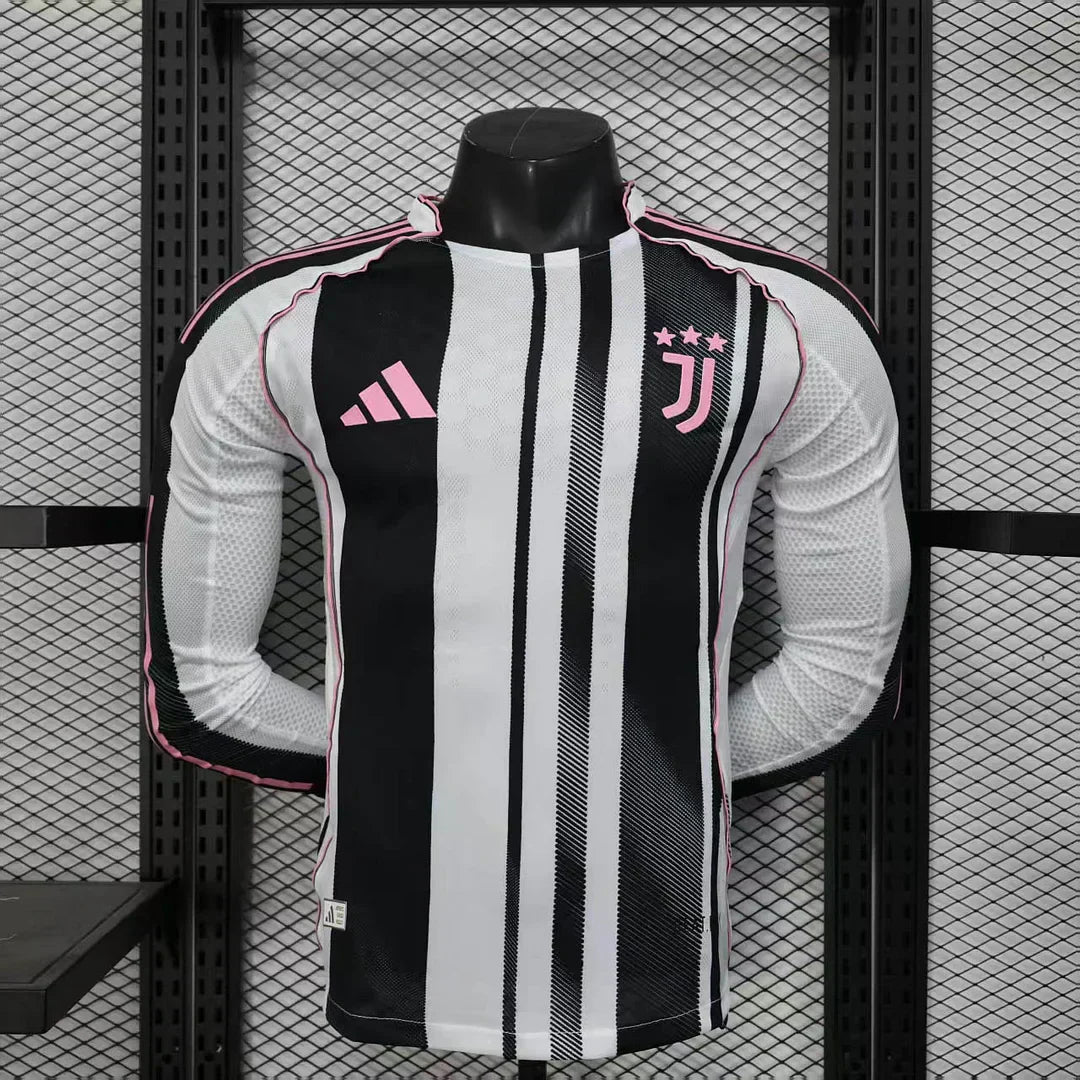 2025/2026 Juventus Home Long Sleeve Kit