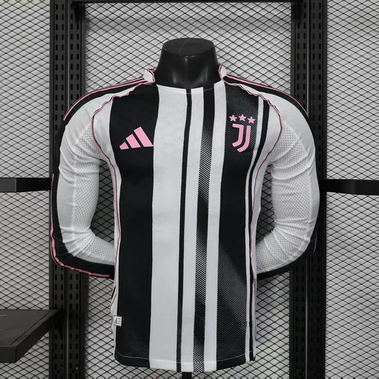 2025/2026 Juventus Home Long Sleeve Kit
