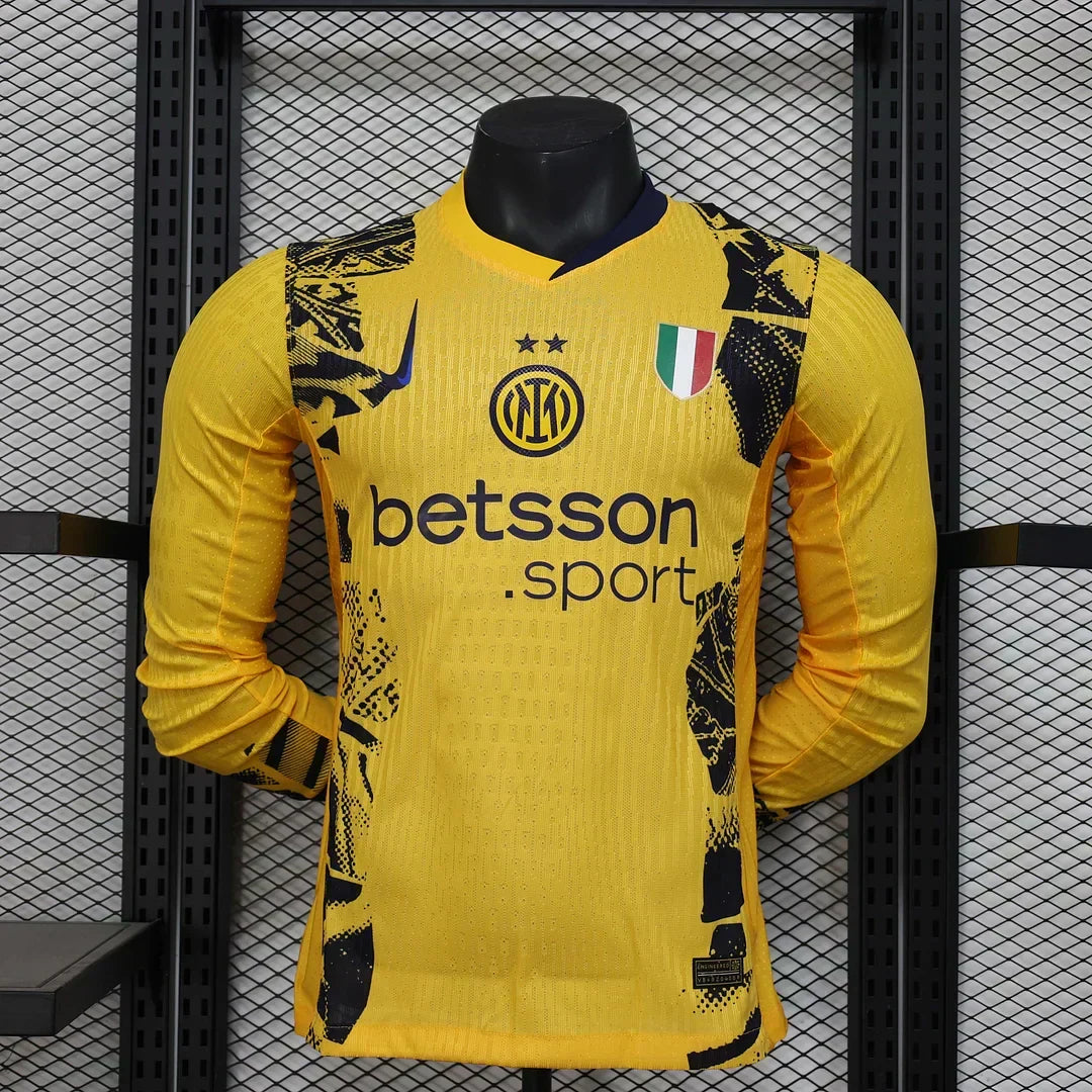 2024/2025 Inter Milan Alternativa Visitante Manga Larga
