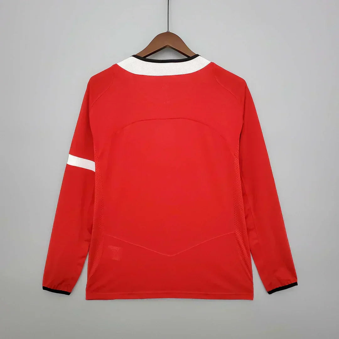 2004/2006 Retro Manchester United Local Manga Larga