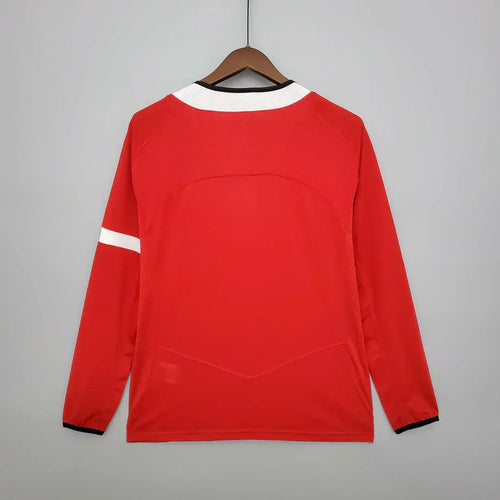 2004/2006 Manchester United Home Maglia Maniche Lunghe