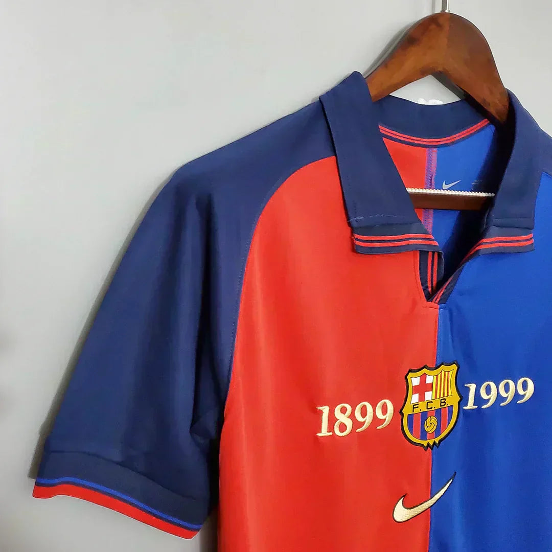 1999-2000 Barcellona Centenario Retrò Casa