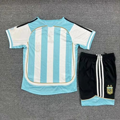 2006 Kit Retrò Argentina Home Taglia Bambino