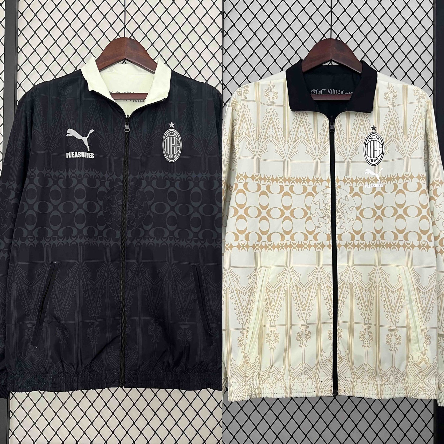 Cortavientos Reversible Ac Milan