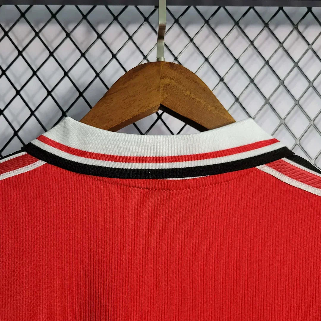 1998/1999 Retro Manchester United Local Manga Larga