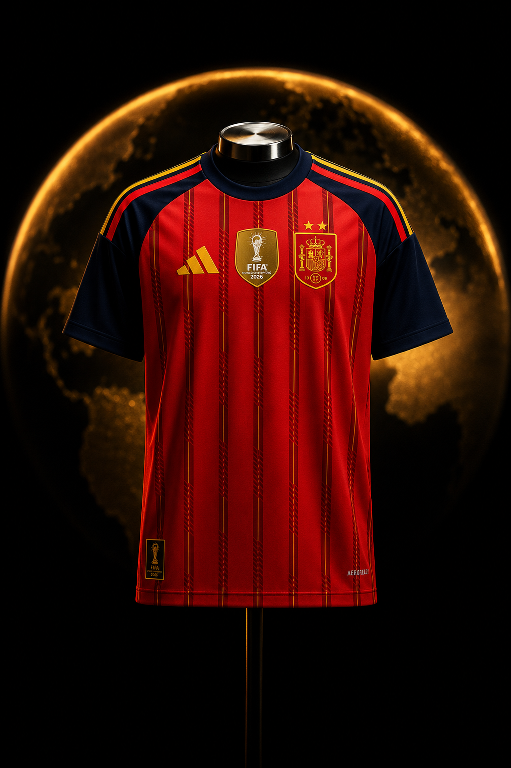 Spain Local World 2026 TWO STARS + CHAMPIONS PATCH