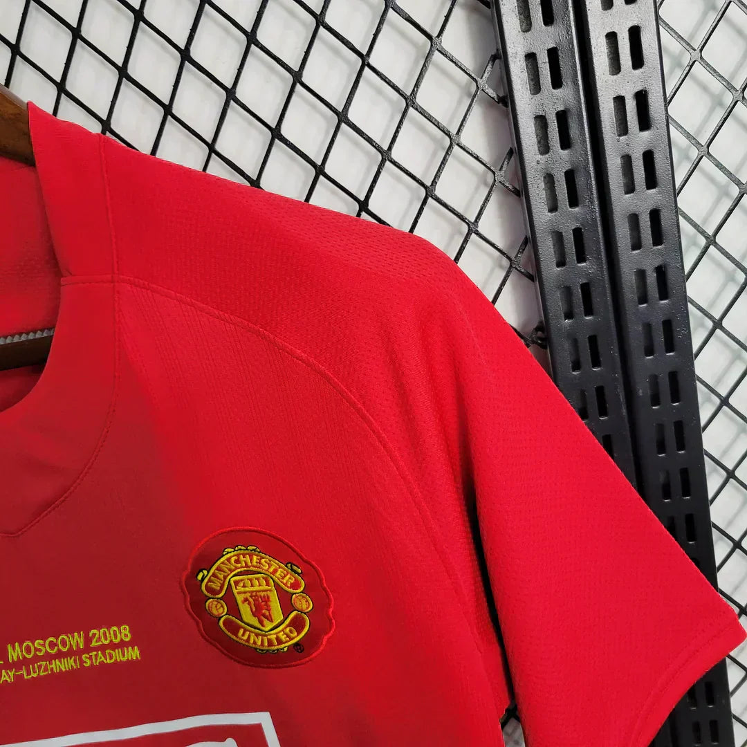 Kit Manchester United Retro 2007/2008 per la UEFA Champions League, versione Home