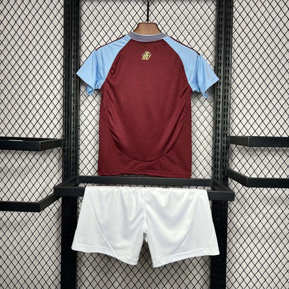 Kit Locale Aston Villa 2024-2025 Taglia Bambino