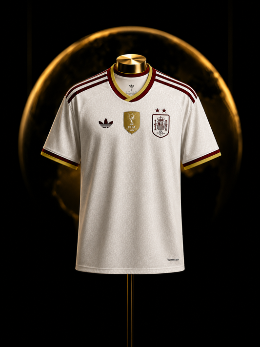 España Visitante Mundial 2026 DOS ESTRELLAS+ PARCHE CAMPEONES