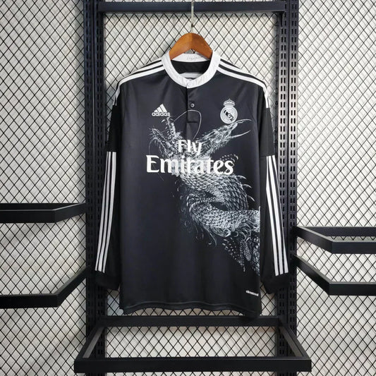 Real Madrid Retrò 2014-2015 Terza Maglia Manica Lunga