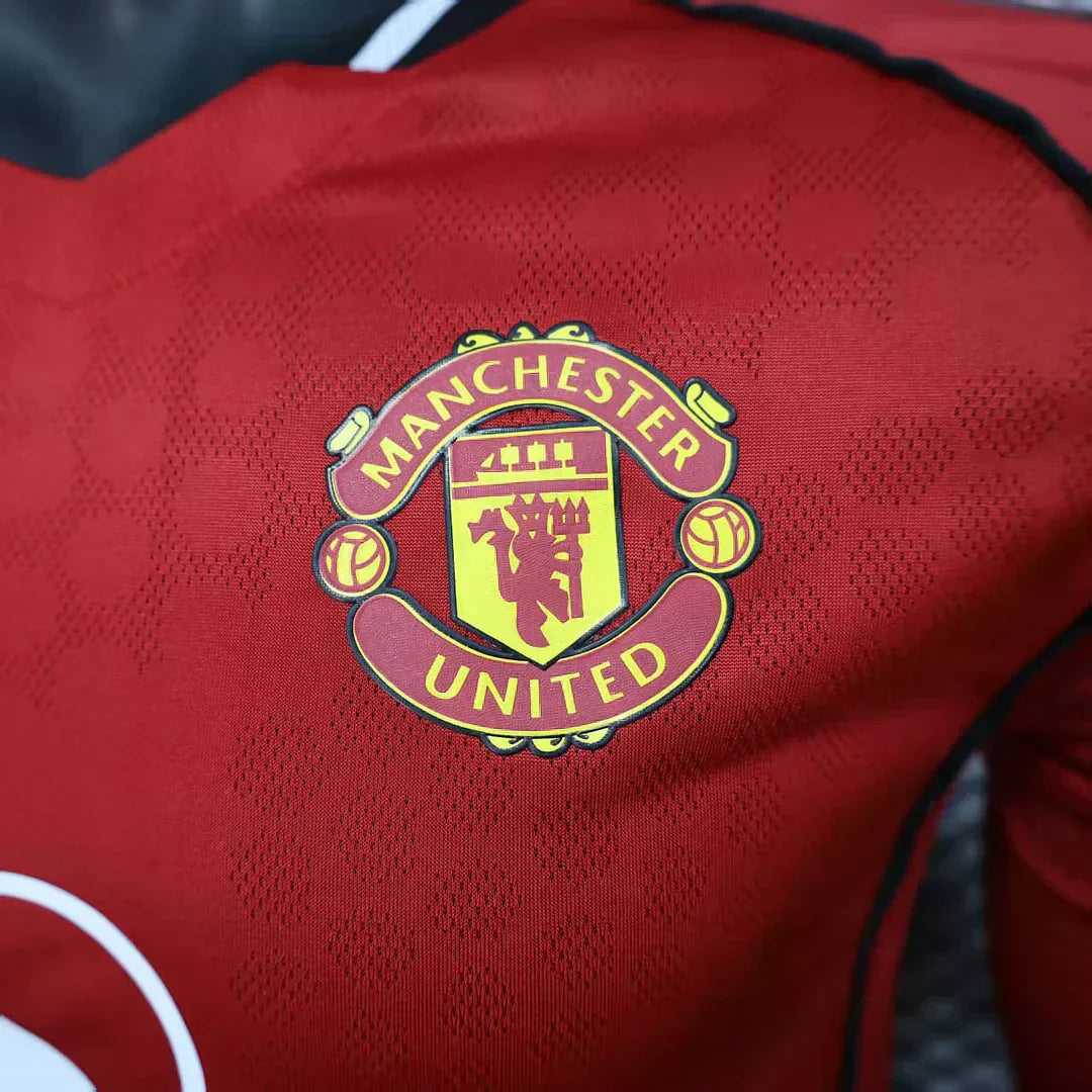 2025/2026 Manchester United Home Long Sleeve
