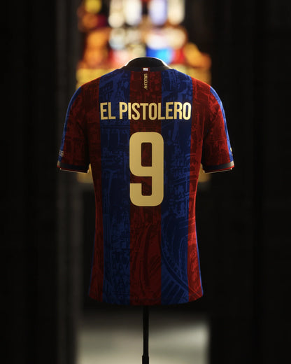 Camiseta FC Barcelona Edición Especial “El Clásico” “EL PISTOLERO”