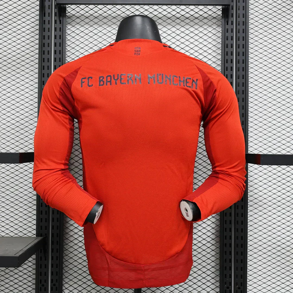 2024/2025 Bayern Monaco Maglia Home Maniche Lunghe