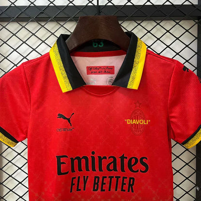 2024/2025 AC Milan X Off White Edizione Speciale Taglia Bambino