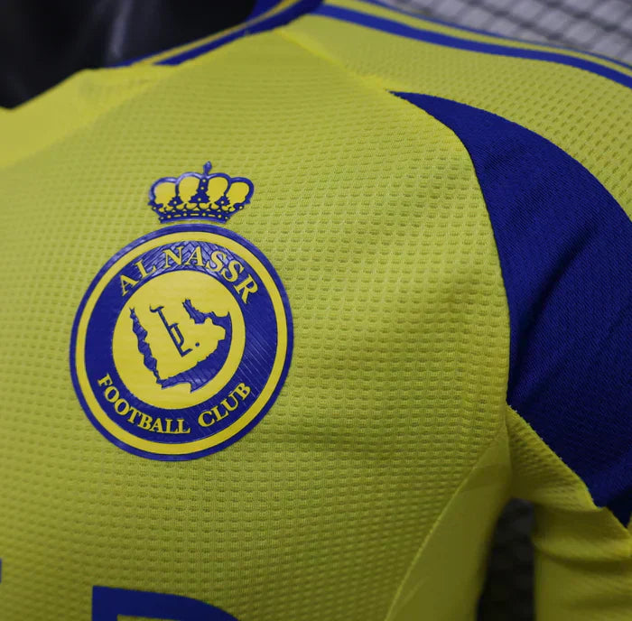 Al Nassr 2024/2025 Home Kit Maglia a Maniche Lunghe