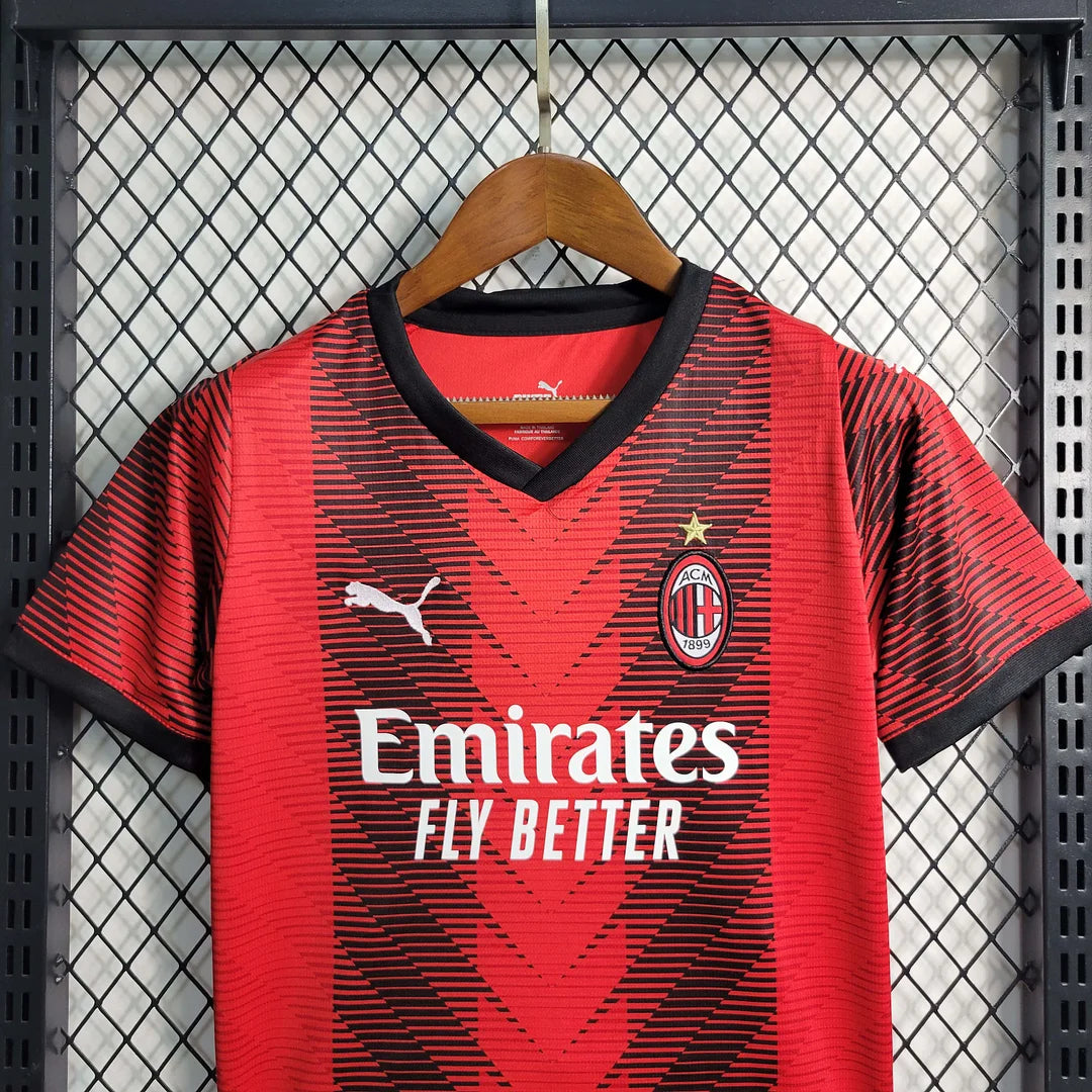 2023/2024 AC Milan Casa Taglia Bambino