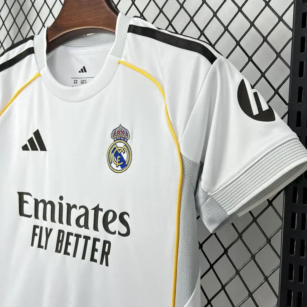 Divisa Home Real Madrid 2025/2026 Taglia Bambino