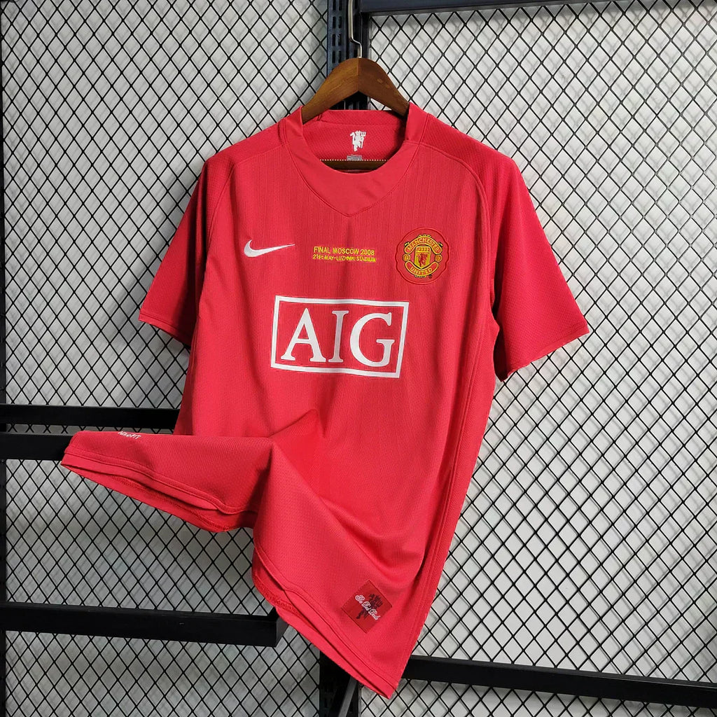 Kit Manchester United Retro 2007/2008 per la UEFA Champions League, versione Home