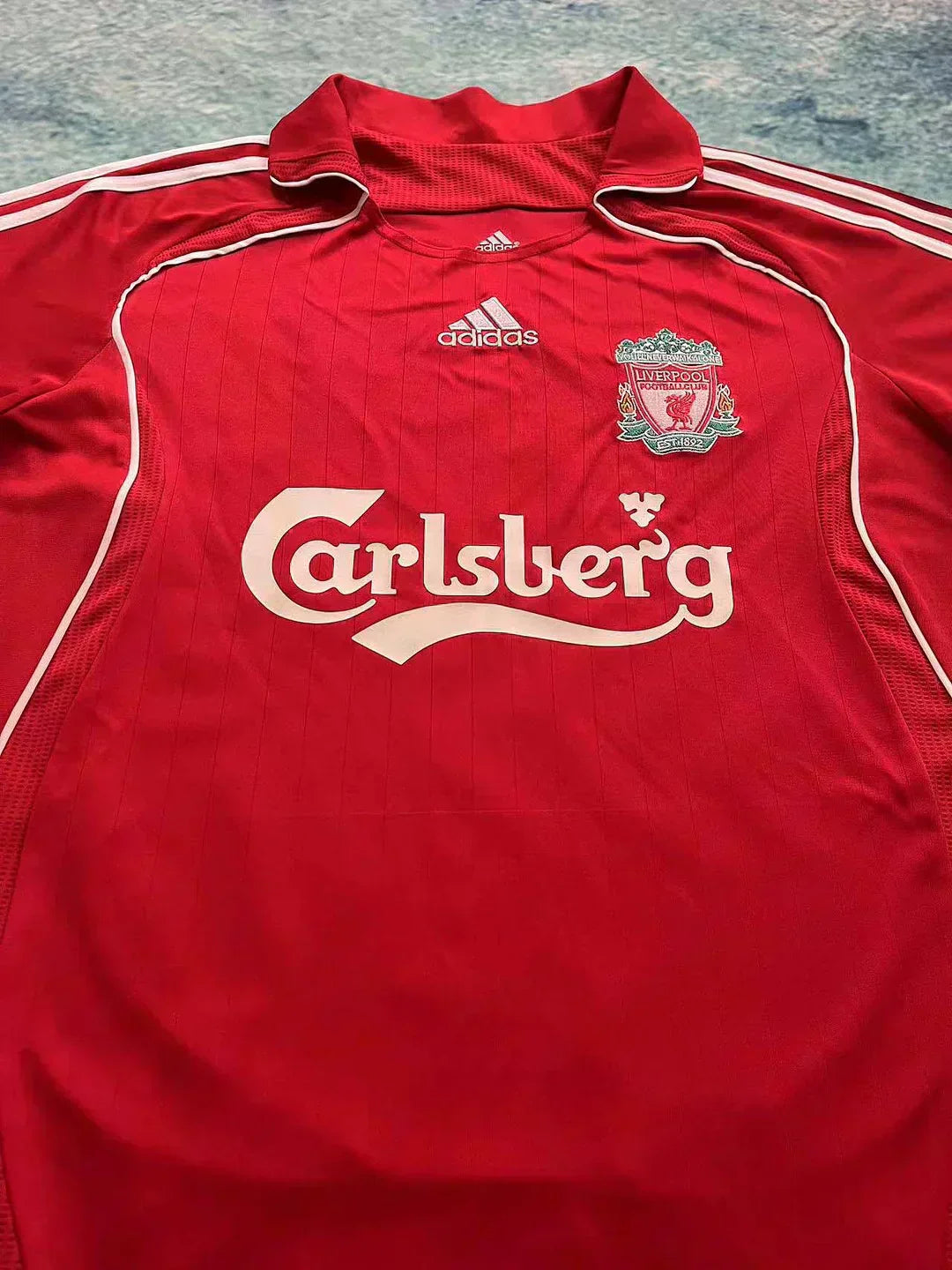 2006-2007 Retro Liverpool Local Manga Larga
