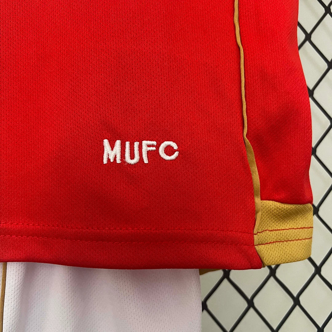 2006/2007 Maglia Retro Manchester United Casa Taglia Bambino