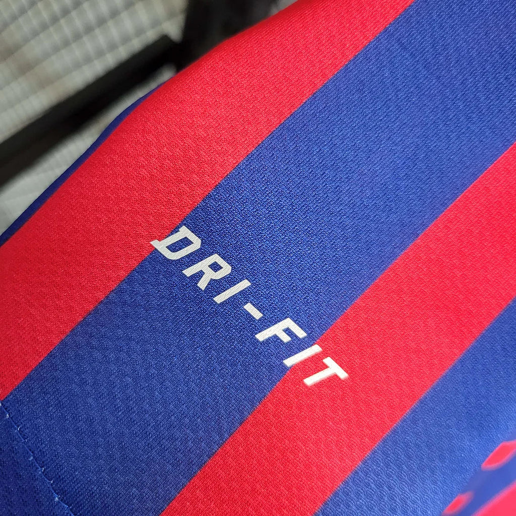 2011-2012 Barcellona Retro Maglia Casa Manica Lunga