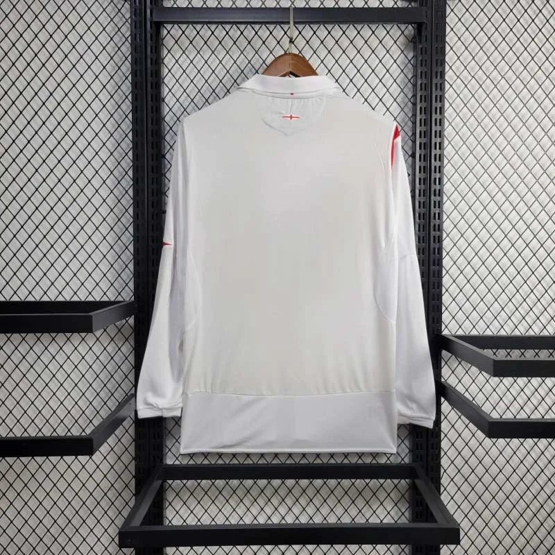 2006 Maglia Retro Inghilterra Manica Lunga