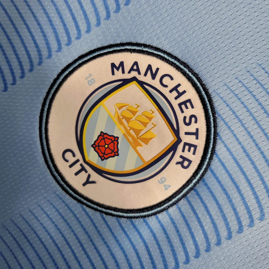 Kit Manica Lunga Home Manchester City 2023/2024