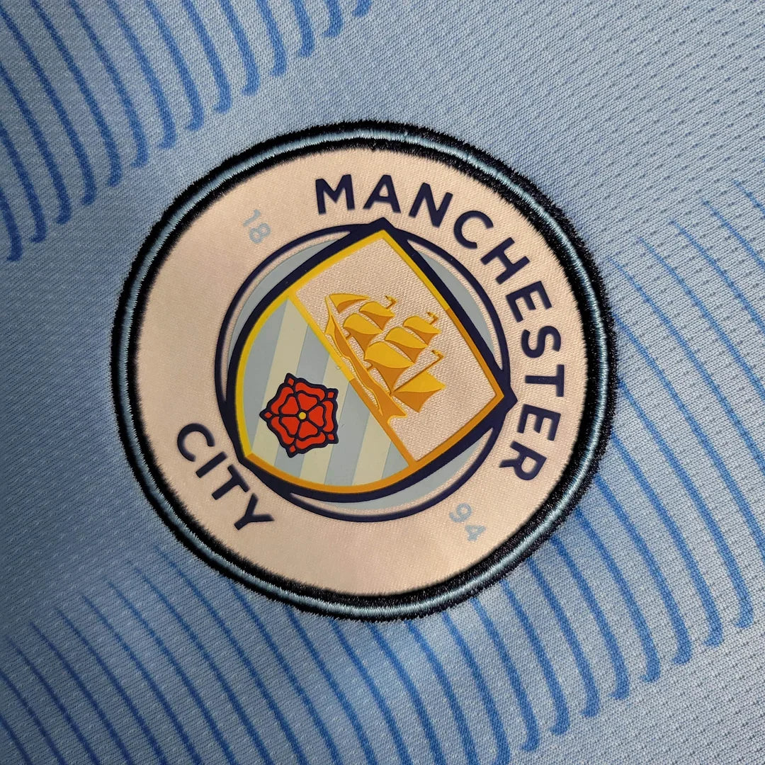 Kit Manica Lunga Home Manchester City 2023/2024