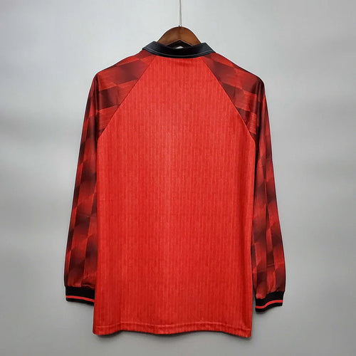 1996/1998 Manchester United Maglia Casa Manica Lunga