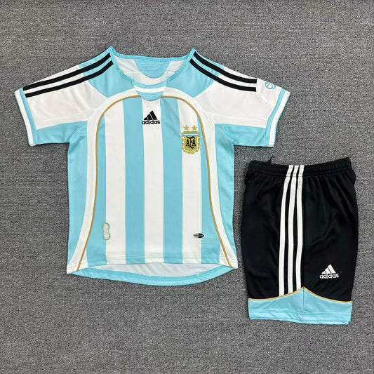 2006 Kit Retrò Argentina Home Taglia Bambino