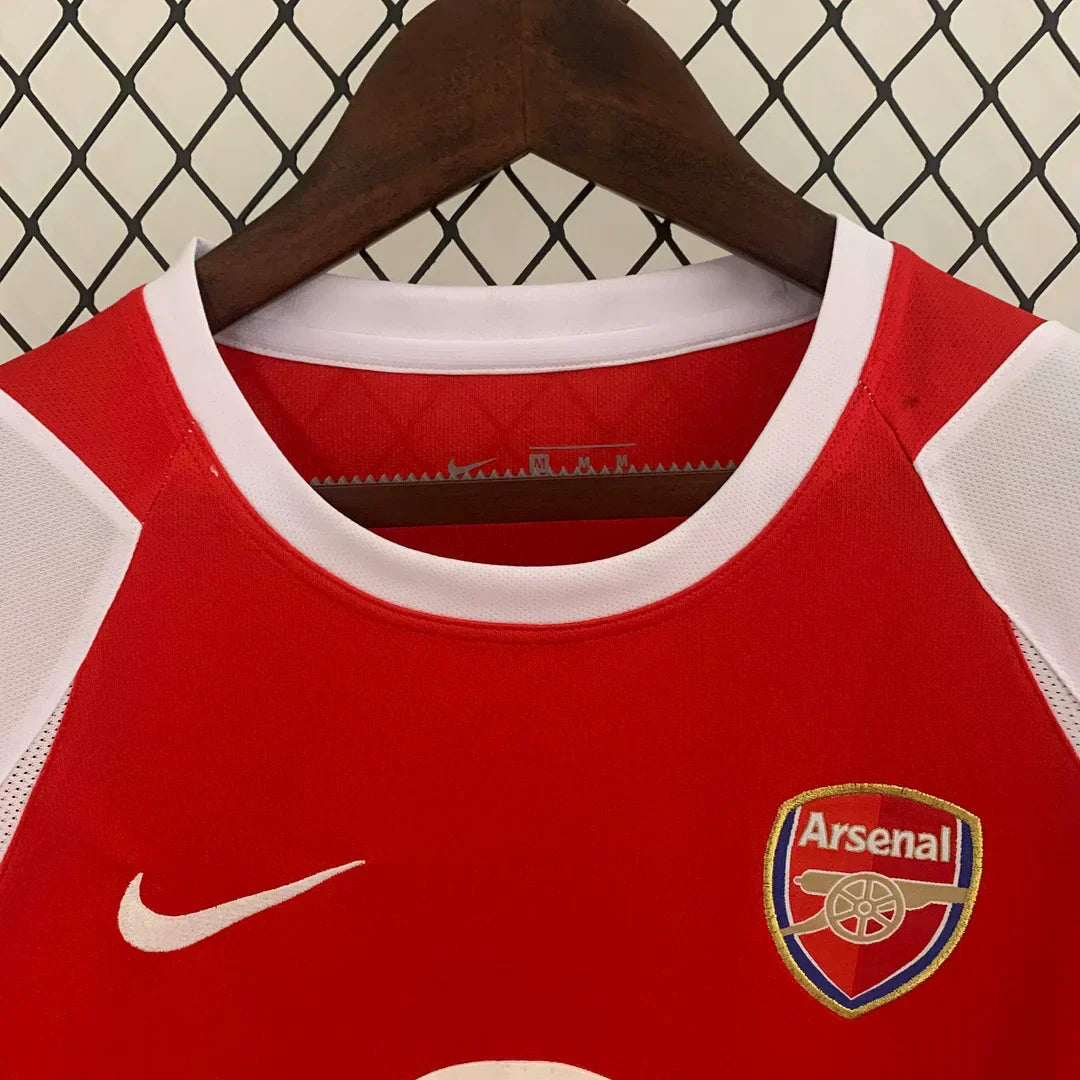 2003-2004 Retro Arsenal Local Manga Larga