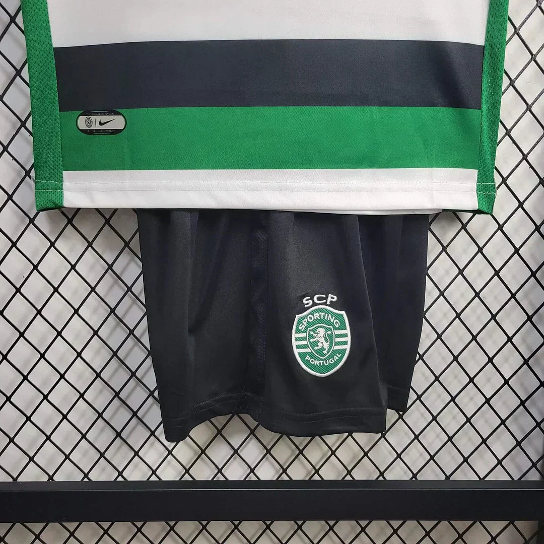 2024/2025 Sporting Lisbon Maglia Casa Bambino