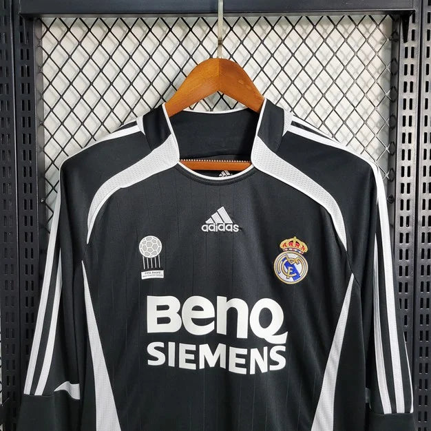 2006/2007 Maglia Retro Real Madrid Trasferta Manica Lunga