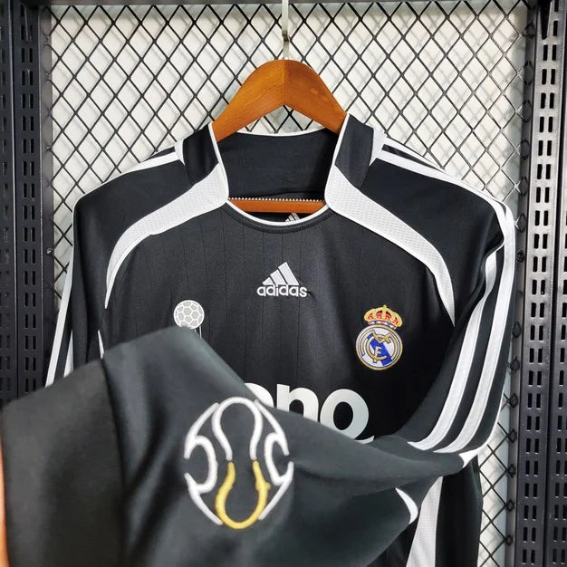 2006/2007 Maglia Retro Real Madrid Trasferta Manica Lunga