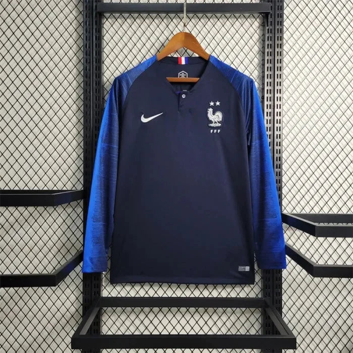 2018 Retro FIFA World Cup France Local Manga Larga