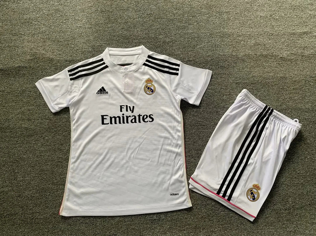 2014/2015 Retrò Real Madrid Casa Taglia Bambino