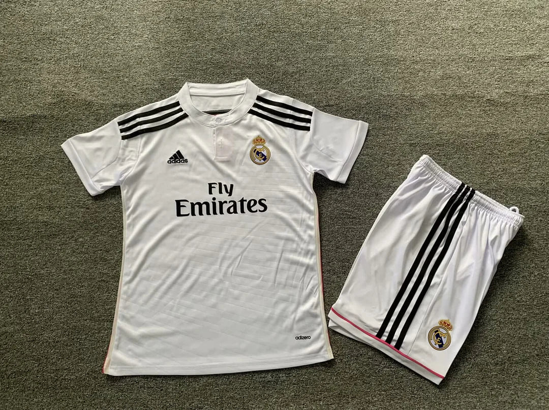 2014/2015 Retrò Real Madrid Casa Taglia Bambino