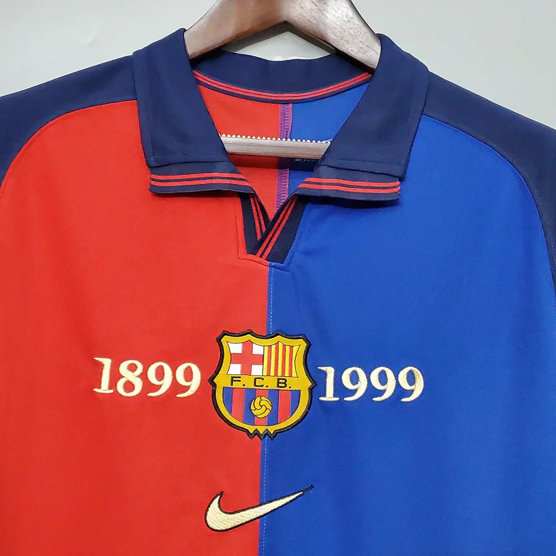 1999-2000 Barcellona Centenario Retrò Casa